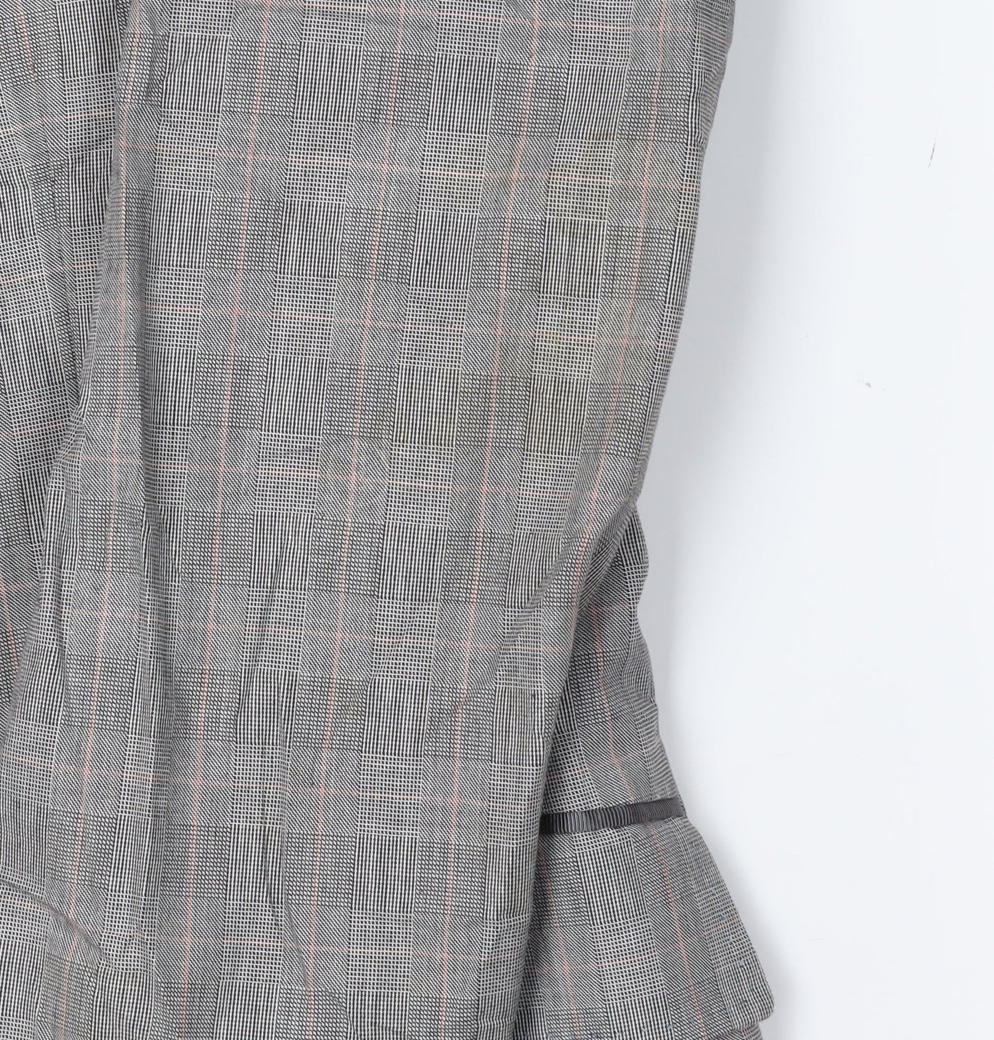 Ted Baker Men's Grey Check Blazer Size 3 - Stylish Elegance