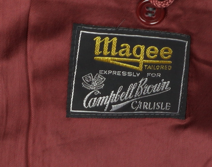 Magee Men's Blue Check Blazer, Size 42, Winter Classic