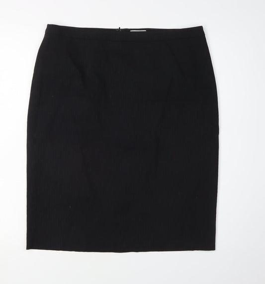 Jigsaw Women's Black Pencil Skirt, Size 14, Business Wear