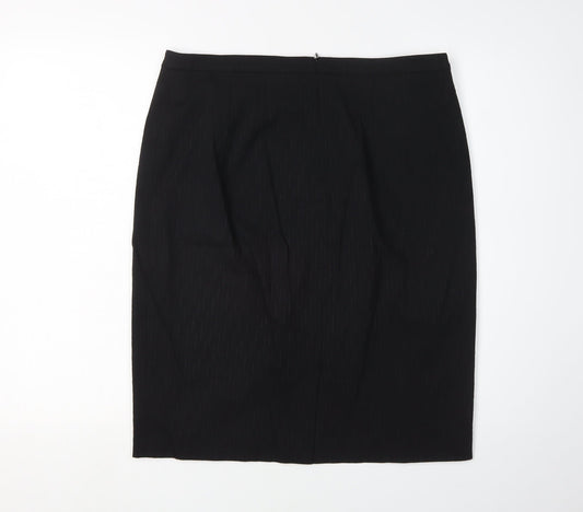 Jigsaw Women's Black Pencil Skirt, Size 14, Business Wear