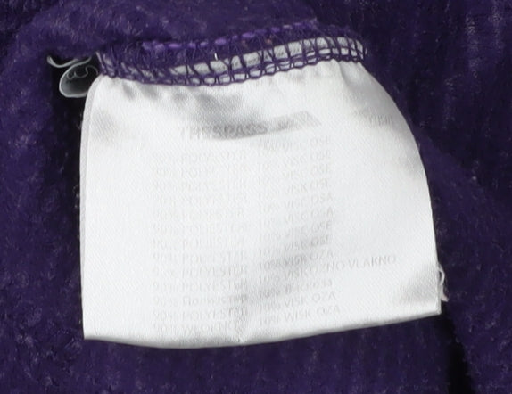 Trespass Women's Purple Fleece Pullover XS Sweatshirt