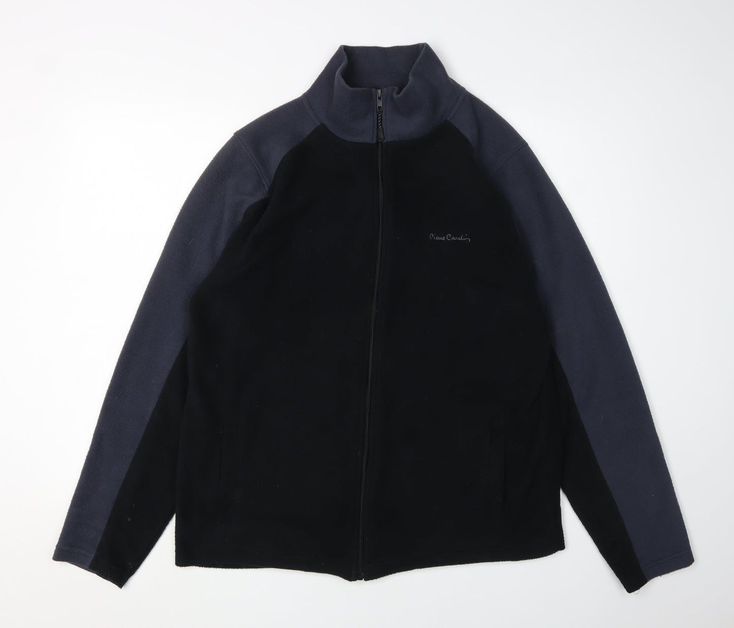 Pierre Cardin Men's Black Fleece Jacket Size L