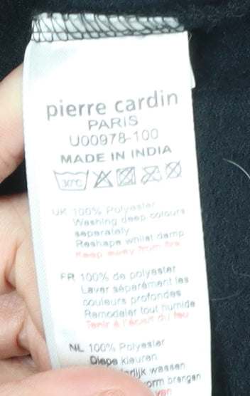 Pierre Cardin Men's Black Fleece Jacket Size L