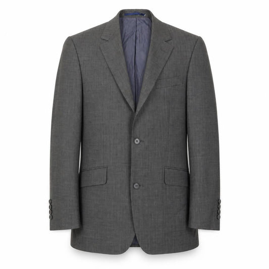 Mens 38 Chest Regular Daniel Hechter Grey Two-Button Blazer