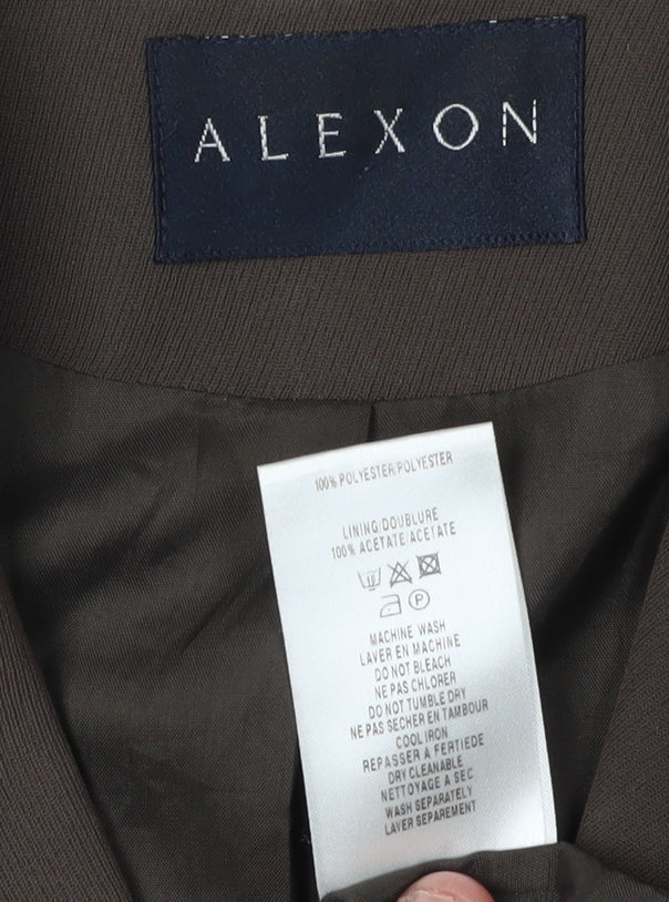Alexon Women's Brown Blazer Size 14 Five-Button