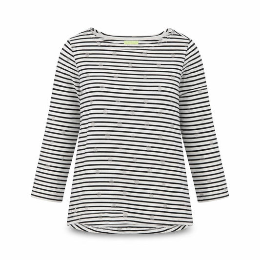 Womens UK Size 2XS Joules Black 100% Cotton T-Shirt