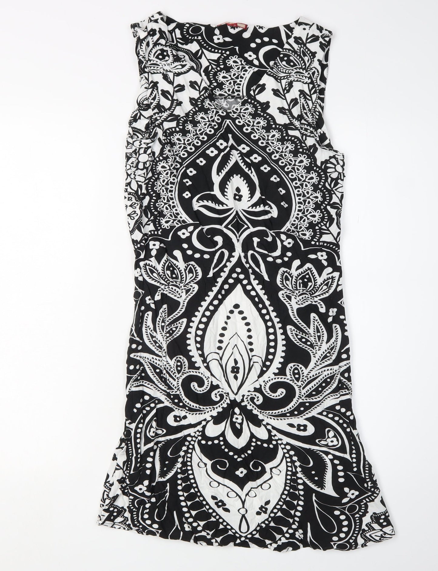 Joe Browns Women's Black Paisley Sheath Dress Size 10