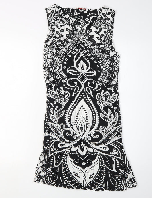 Joe Browns Women's Black Paisley Sheath Dress Size 10