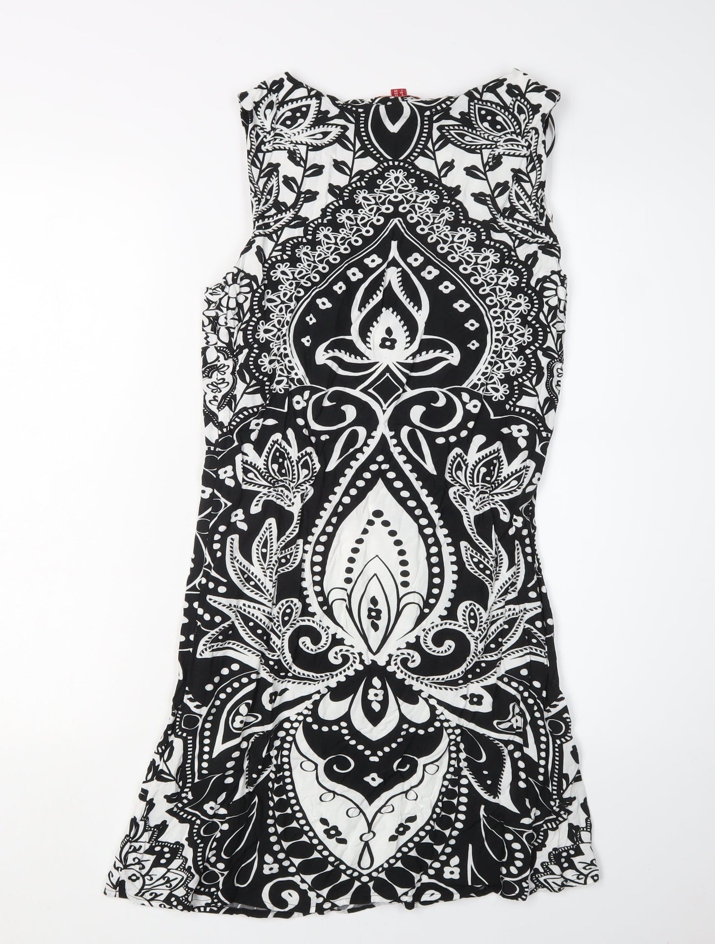 Joe Browns Women's Black Paisley Sheath Dress Size 10