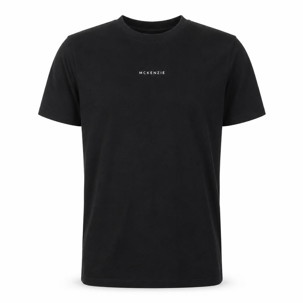 Mens UK Size XS McKenzie Black  Cotton Blend T-Shirt