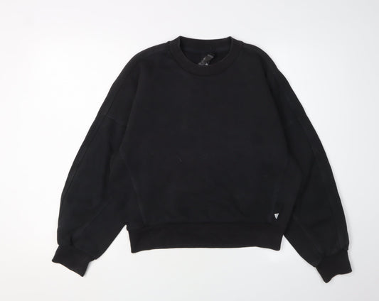 Adidas Unisex Black S Pullover Sweatshirt