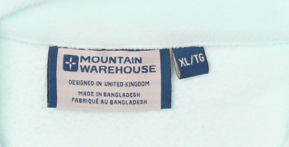 Mountain Warehouse Unisex Blue XL Fleece Pullover