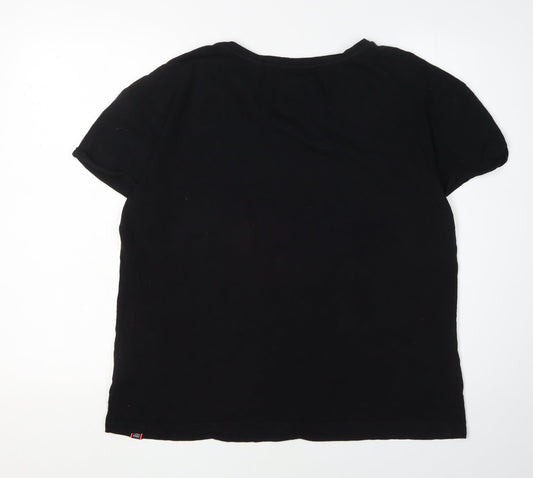 Superdry Black City T-Shirt, Unisex XL, Casual Style