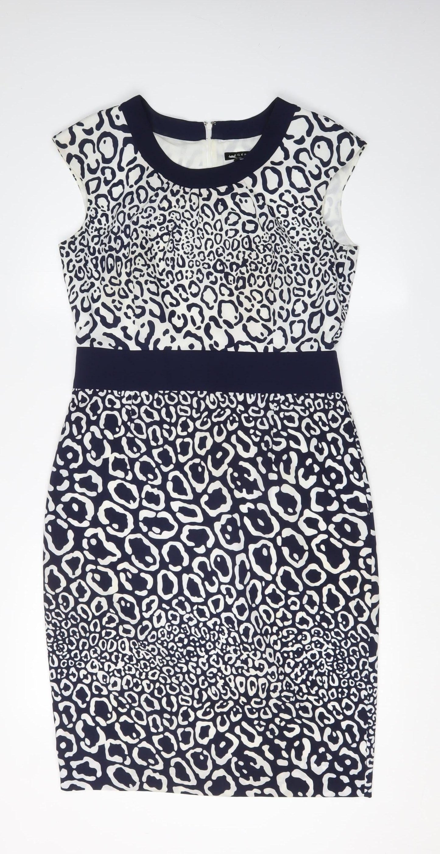 Jaeger Women's Multicoloured Sheath Dress Size 12