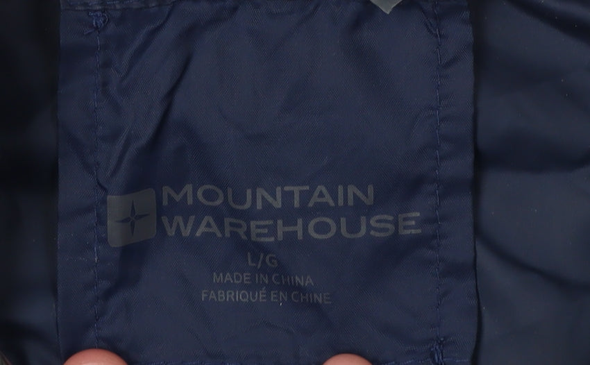 Mountain Warehouse Men's Blue Windbreaker Jacket L