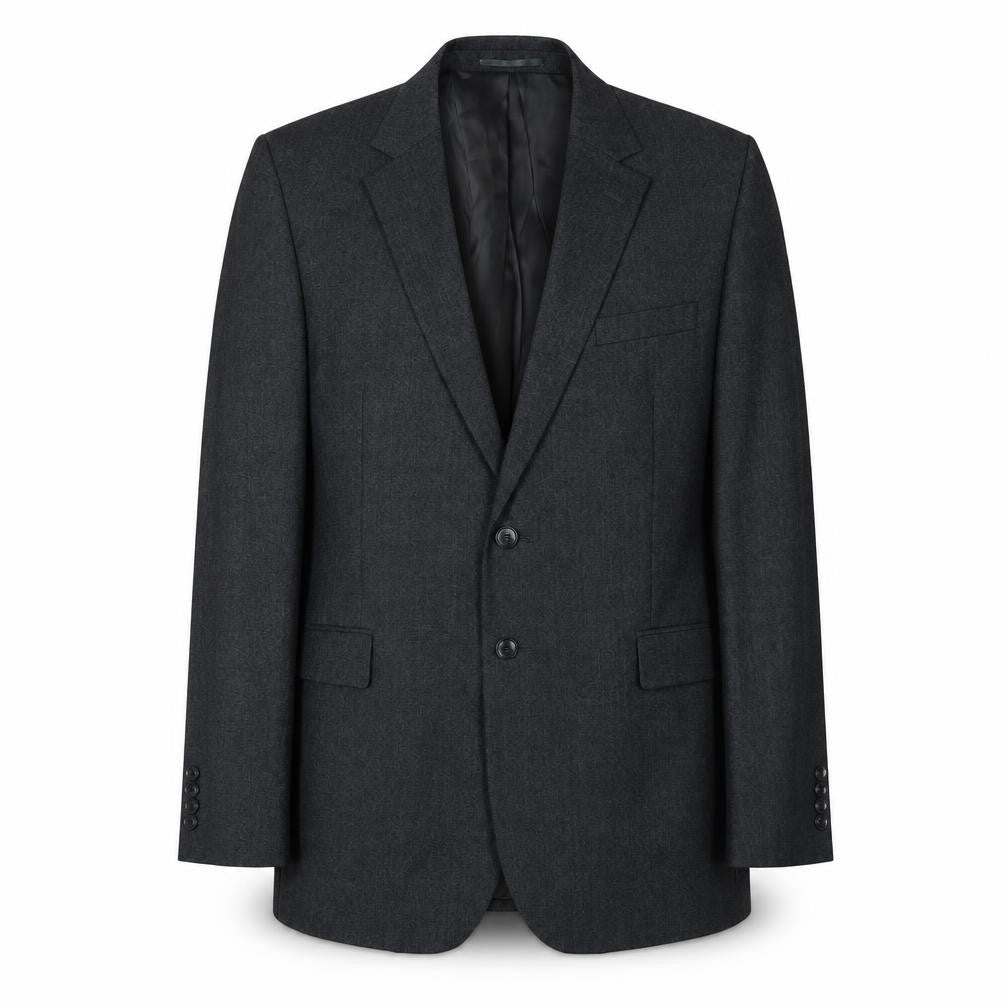 Mens 42 Chest Regular Jaeger Black Two-Button Blazer
