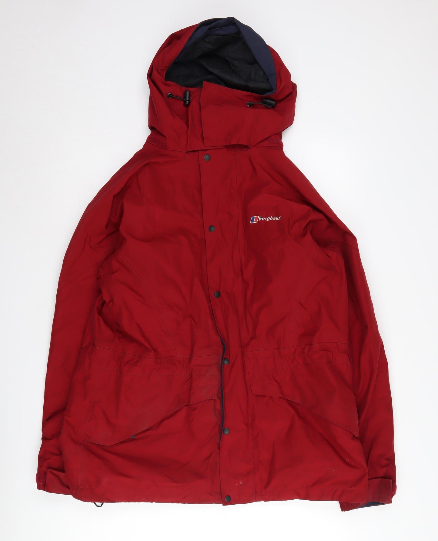 Berghaus Women's Red Parka Jacket Size 16 Hooded Waterproof