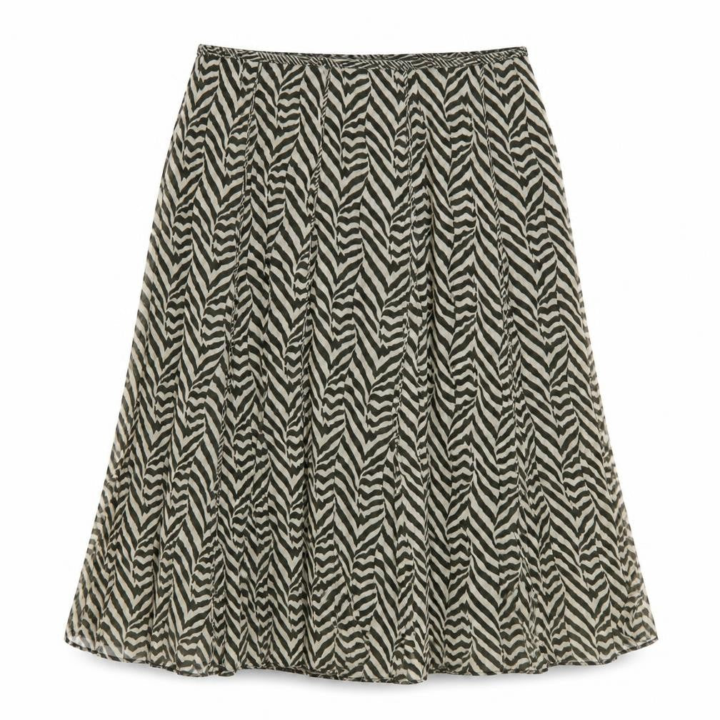 Marks and Spencer Women's Multicoloured Geometric Pleated Skirt