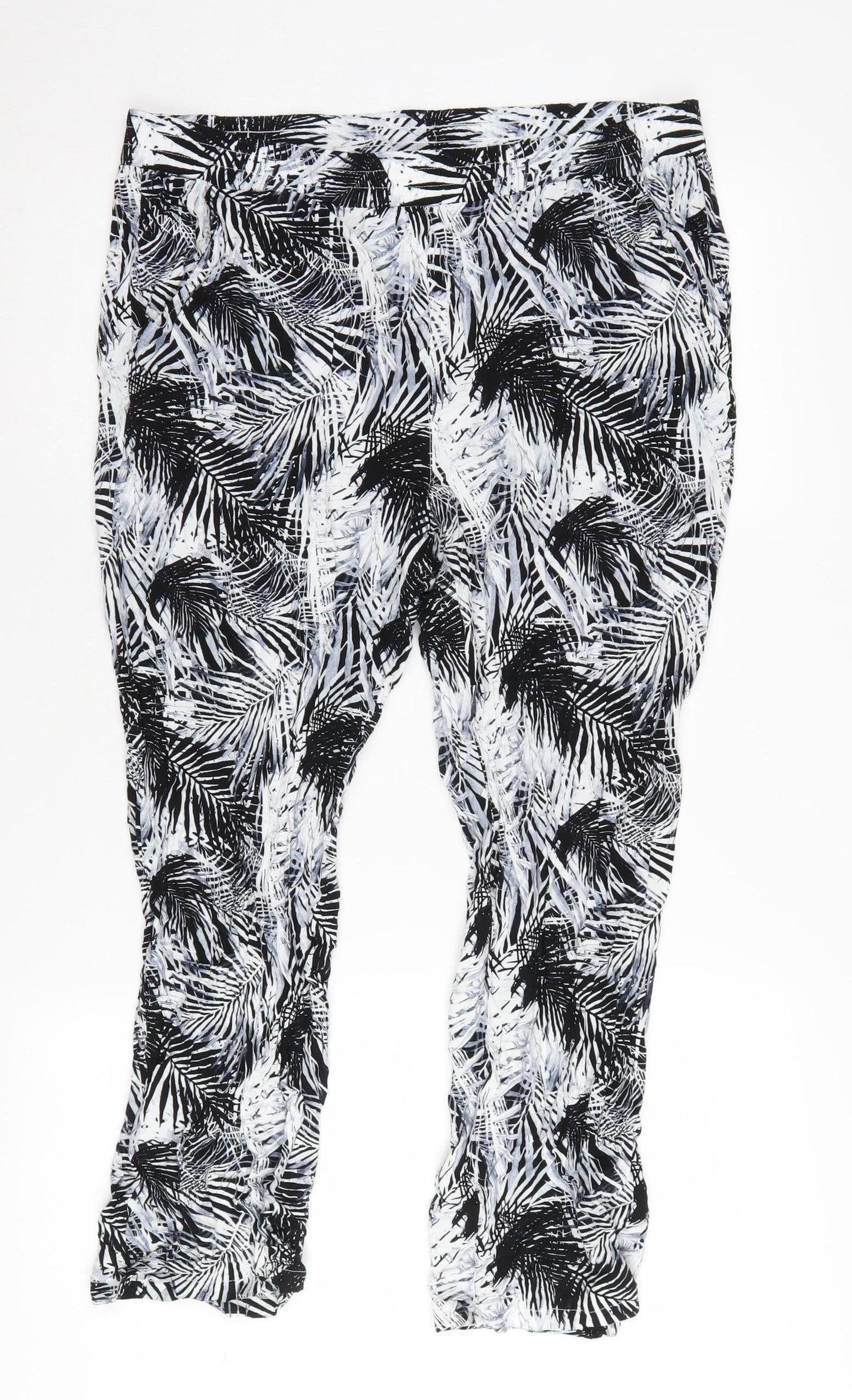 Damart Women's Black Trousers, Size 16, Viscose