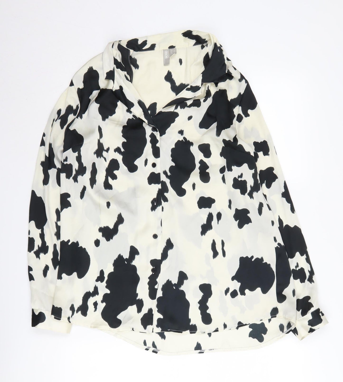 Asos Women's 12 Animal Print Button-Up Shirt