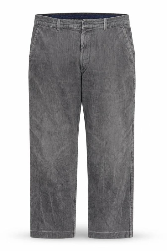 Farah Men's Grey Corduroy Trousers, Size 40, Autumn/ Winter