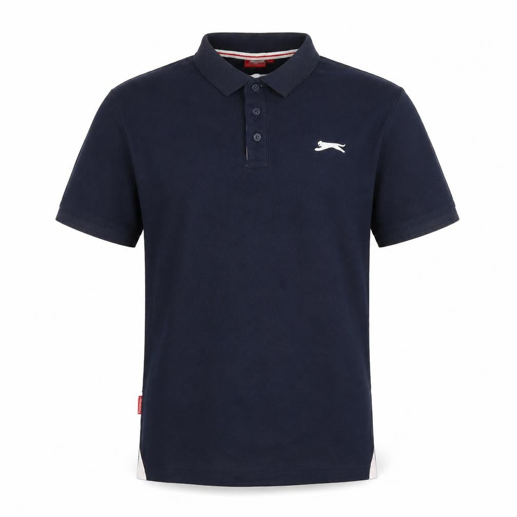 Slazenger Men's Blue Medium Polo Shirt Short Sleeve