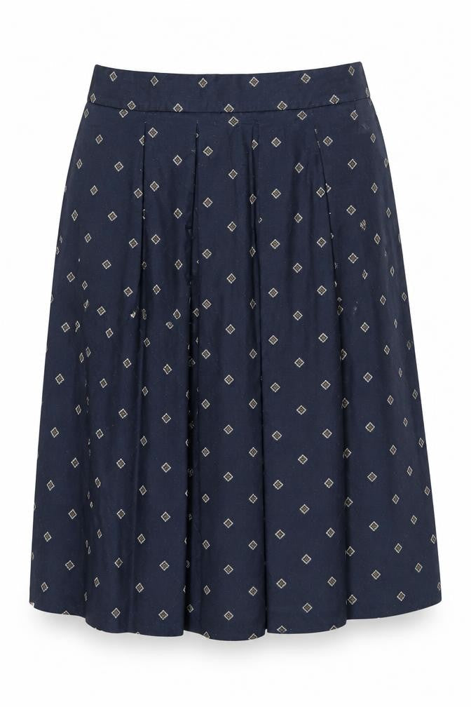Marks and Spencer Women's Blue Midi Pleated Skirt Size 16