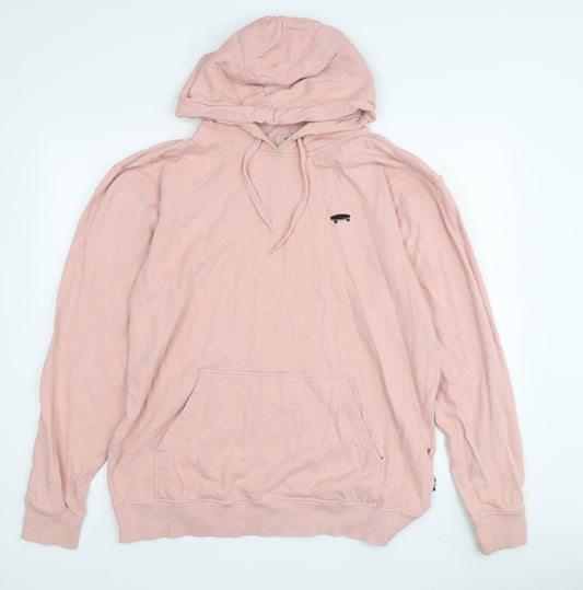 Unisex Adults UK L Regular VANS Pink Pullover Hoodie