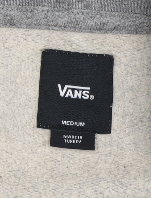 Vans Men's Grey Pullover Sweatshirt M - Skate Style