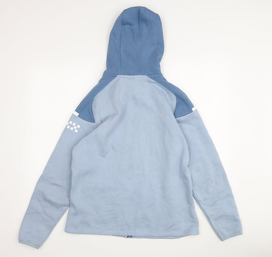 Puma Blue Full Zip Hoodie Unisex M