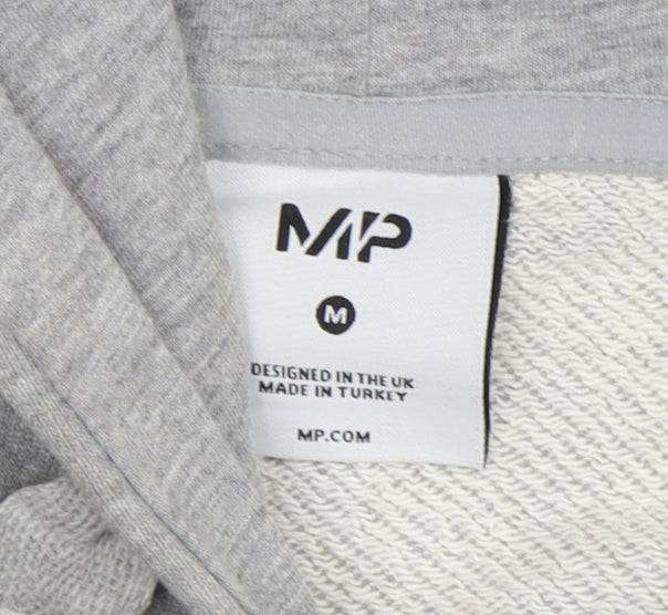 MP Women's Grey Pullover Hoodie - Size M, Casual Comfort