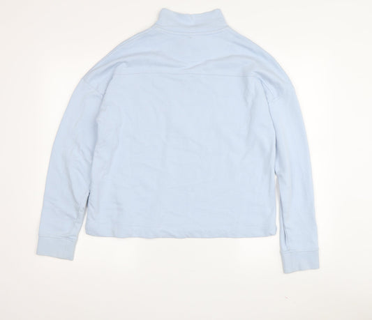 U.S. Polo Assn. Women's Blue Cotton Pullover Sweatshirt