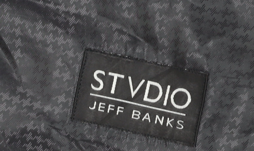 STVDIO Jeff Banks Men's Grey Wool Blazer 40 Short