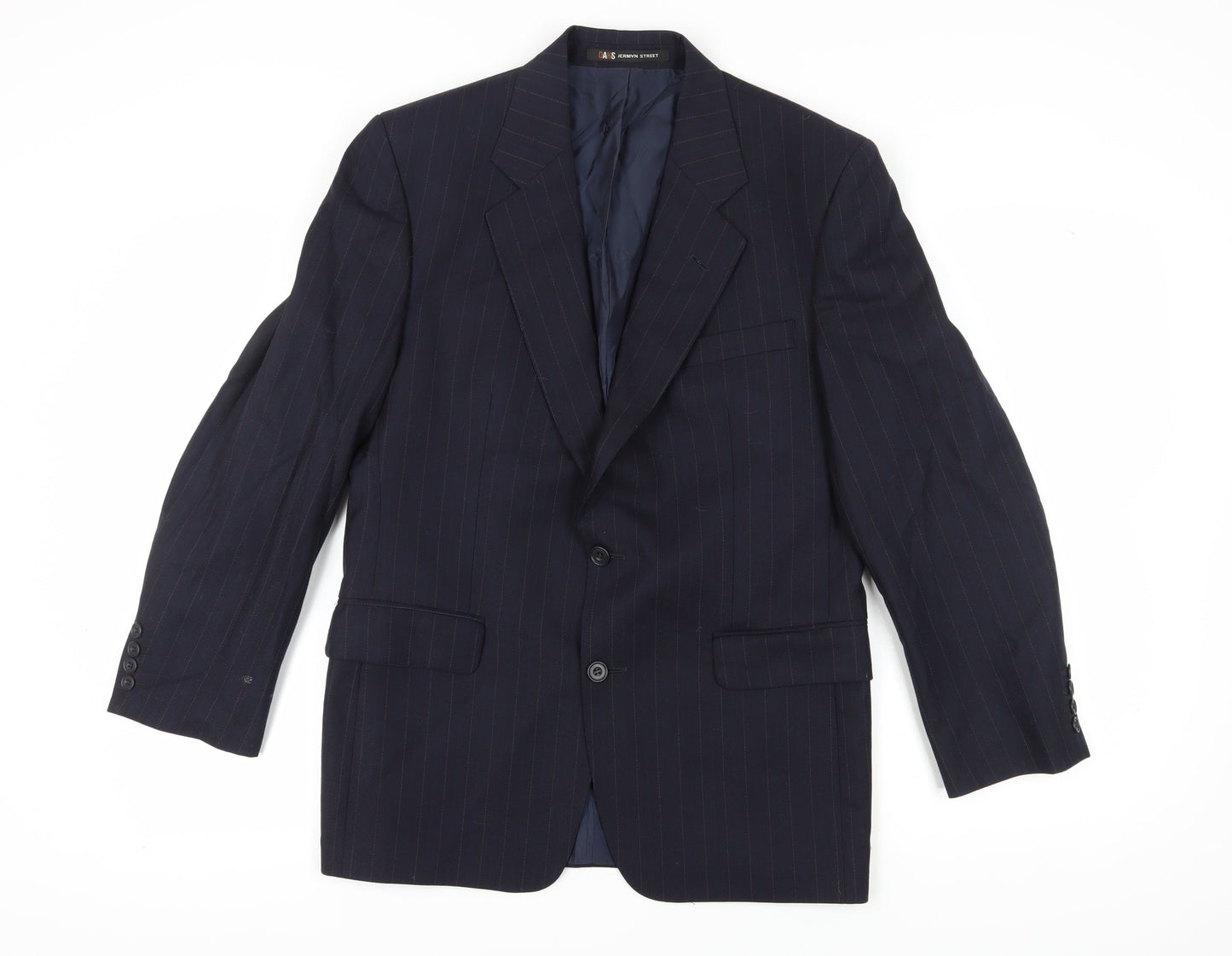 DAKS Men's Blue Blazer 38S Wool Business