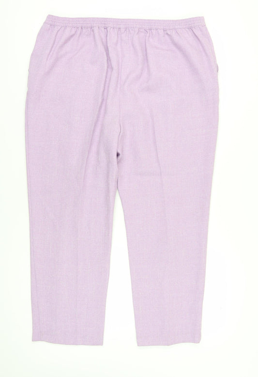 Honor Millburn Women's Purple Dress Pants Size 22