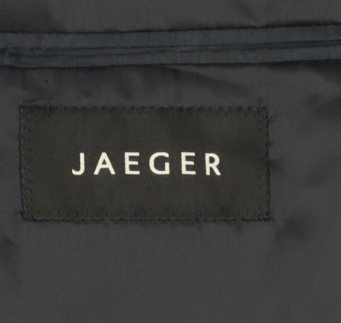 Jaeger Men's Blue 42S Suit Jacket, Single-Breasted