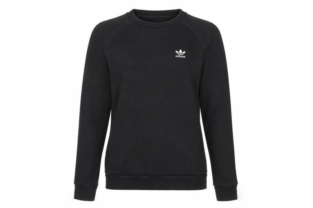 Unisex Adults UK XS Regular adidas Black Pullover Sweatshirt