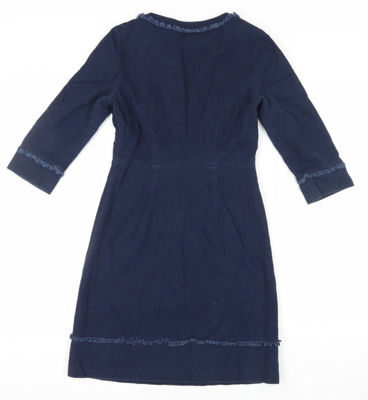 Boden Women's Blue Shift Dress Size 6, Knee Length