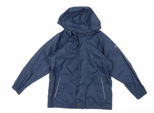 Regatta Boys Blue Waterproof Rain Jacket Size 12