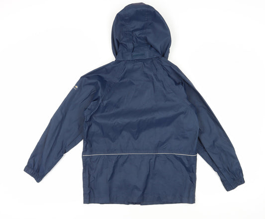 Regatta Boys Blue Waterproof Rain Jacket Size 12