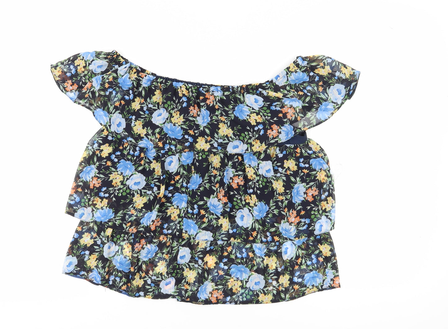 Dorothy Perkins Women's Multicoloured Floral Blouse UK 12