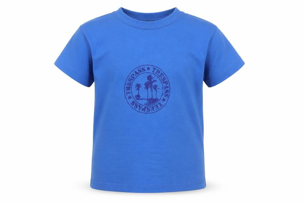 Trespass Boys Blue Graphic T-Shirt - 3-4 Years