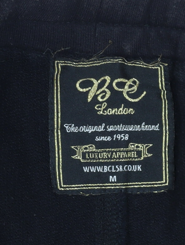 BE London Black Sweat Shorts - Medium, Drawstring, Casual