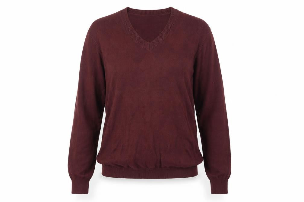 Van Heusen Red V-Neck Pullover Jumper M