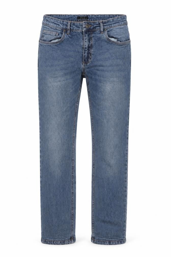 WES Women's Blue Relaxed Fit Denim Jeans