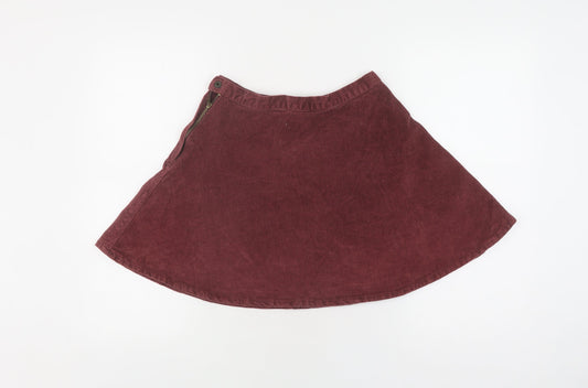 Rock & Revolution Women's Brown A-Line Corduroy Skirt