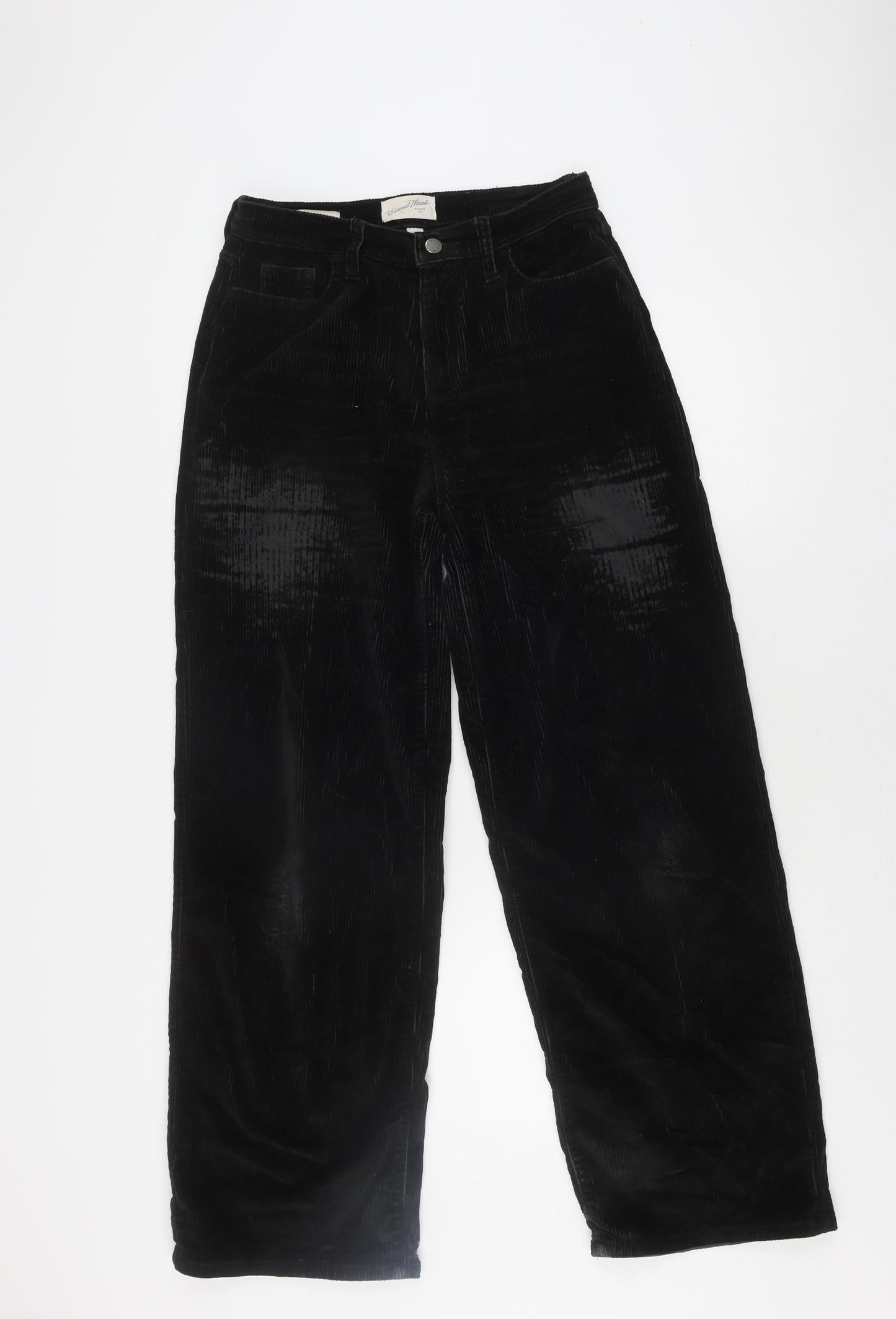 Universal Thread Women's Black Corduroy Trousers, Size 0