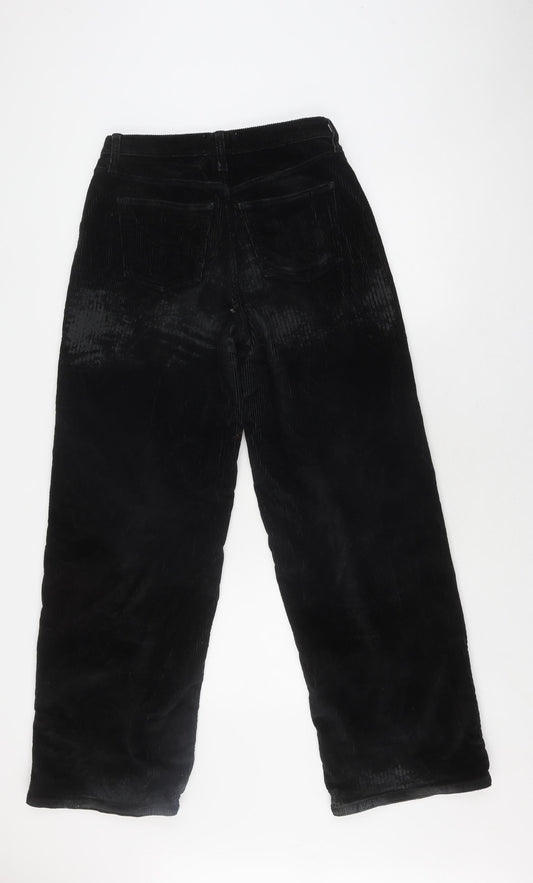 Universal Thread Women's Black Corduroy Trousers, Size 0