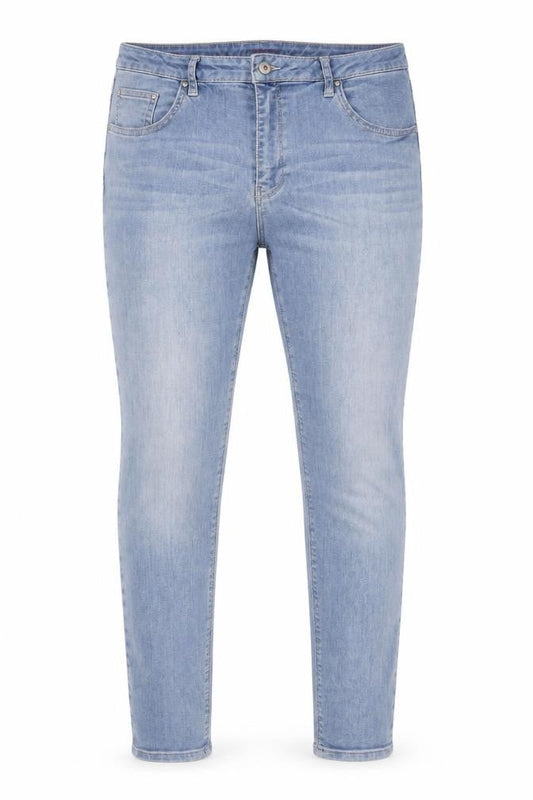 Raffaello Womens Rossi Blue Skinny Distressed Jeans Size 18