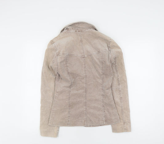 H&M Women’s Beige Corduroy Blazer, Size 6